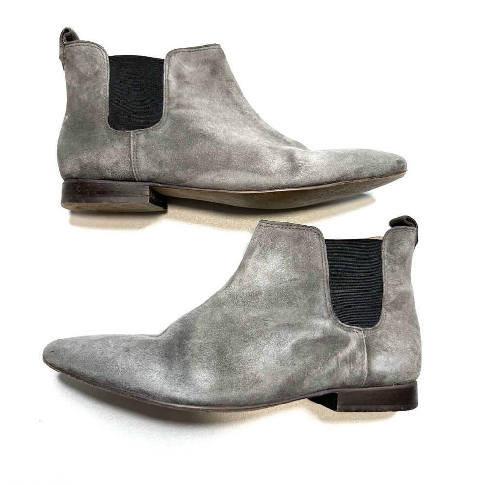 Madewell Nico Suede Ankle Boots Gray Woman’s Size 7.5